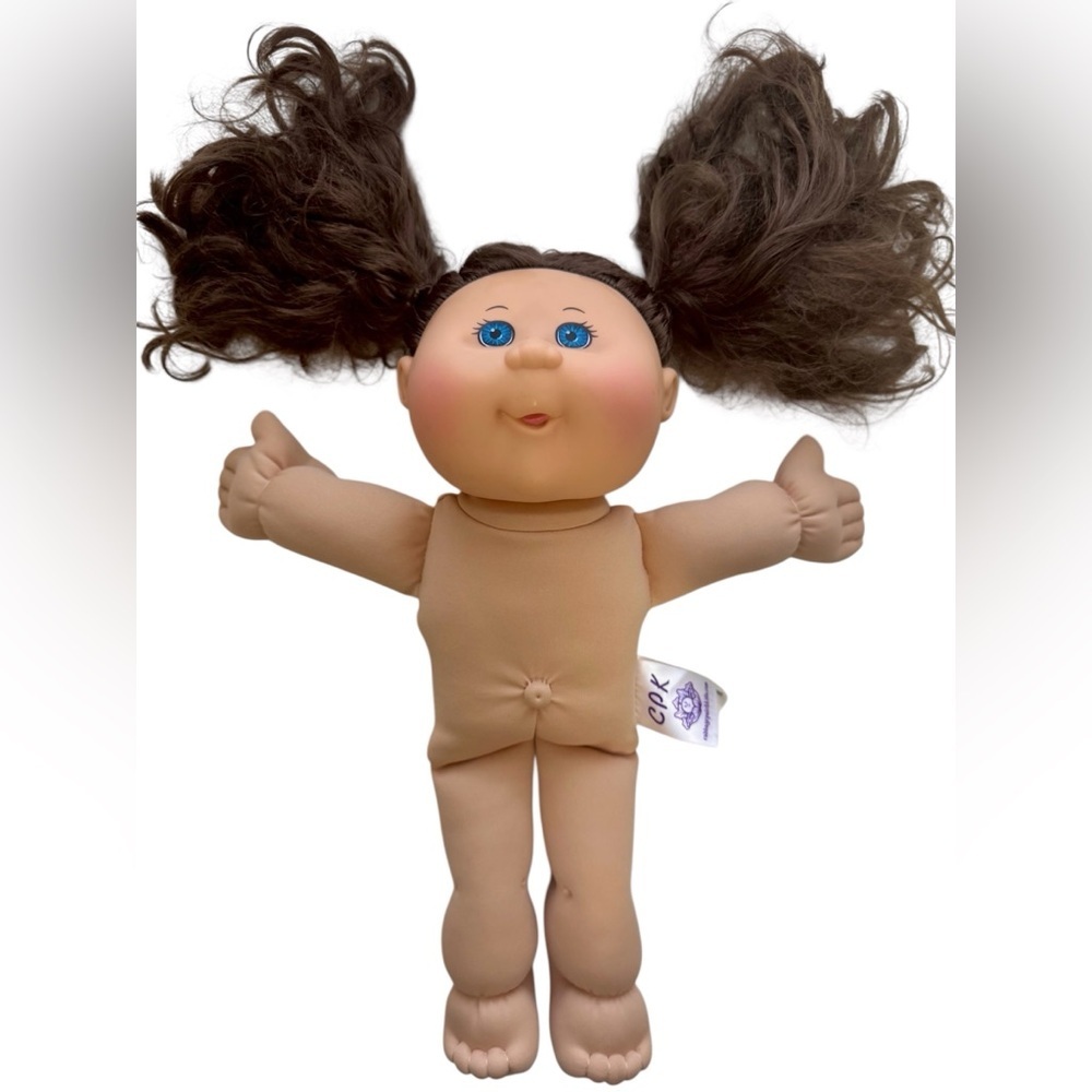 Naked Cabbage Patch Kids Brown-Haired Doll